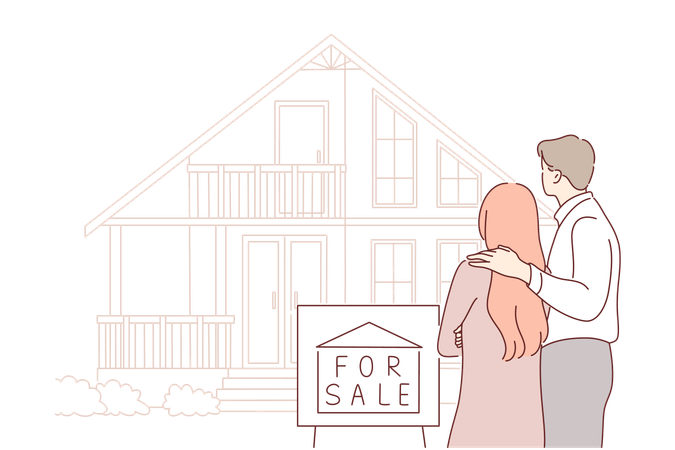 House for sale  Illustration