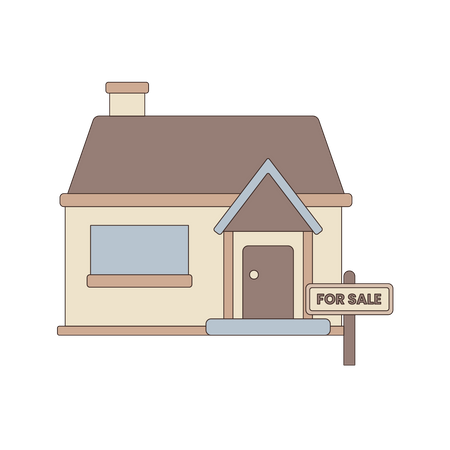 House for sale  Illustration