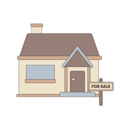 House for sale  Illustration