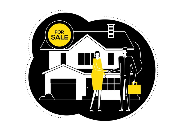 House for sale  Illustration