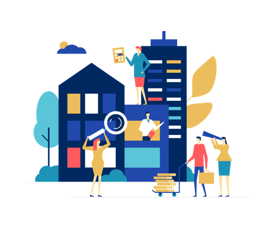 House for sale  Illustration