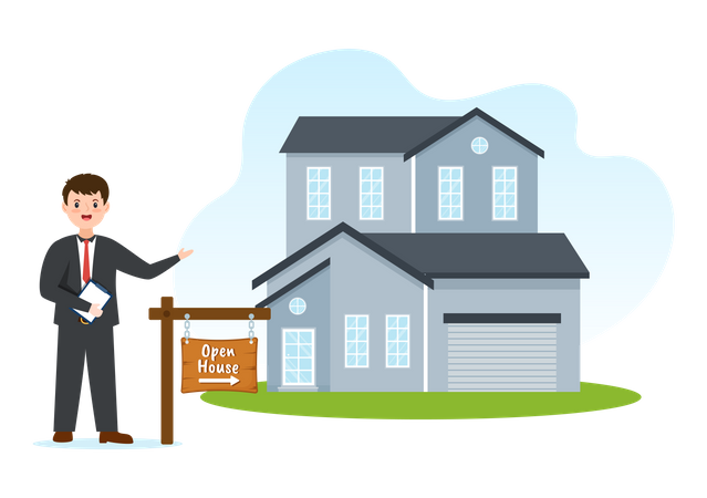 House for sale  Illustration