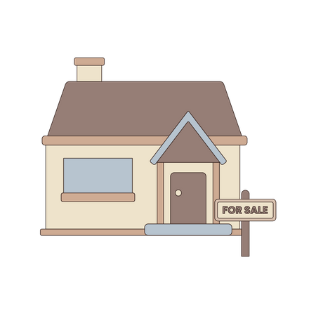 House for sale  Illustration