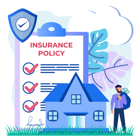 House Insurance Illustration
