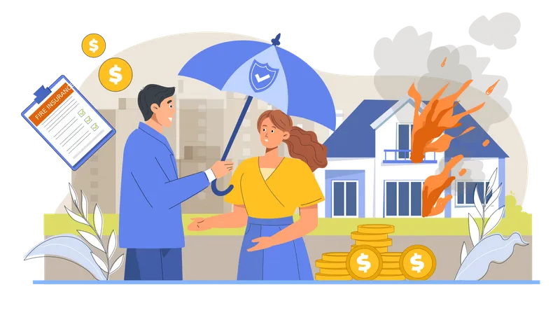 House insurance  Illustration