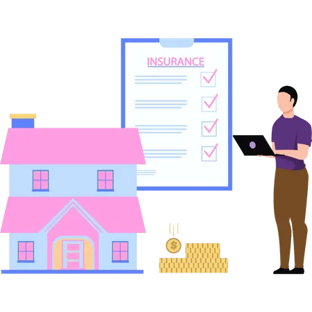 House insurance  Illustration