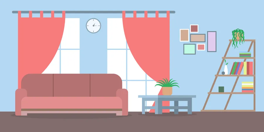 House Interior  Illustration