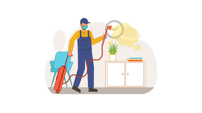 House Keeping Services Illustration