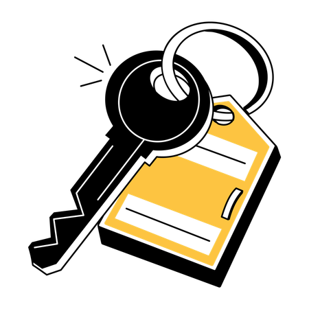 House Key  Illustration