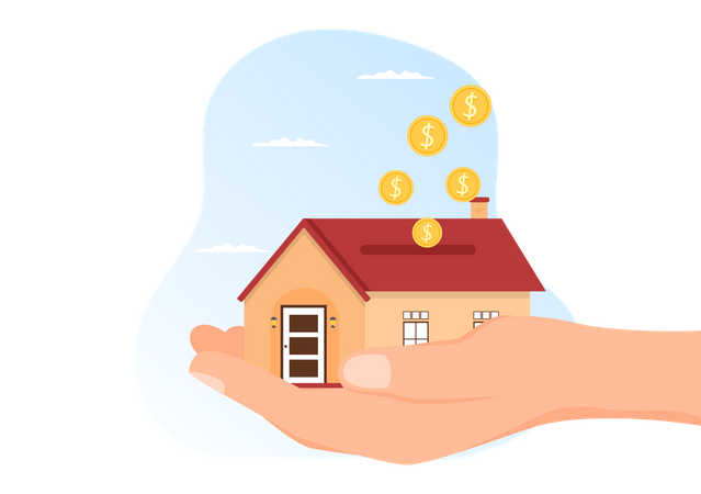 House loan  Illustration