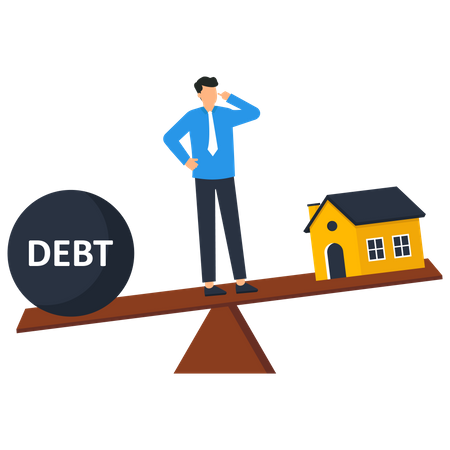 House Loan Interest  Illustration