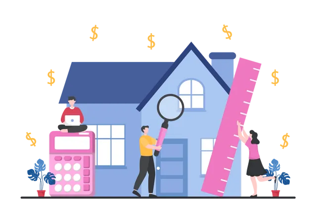 House Loan Payment  Illustration