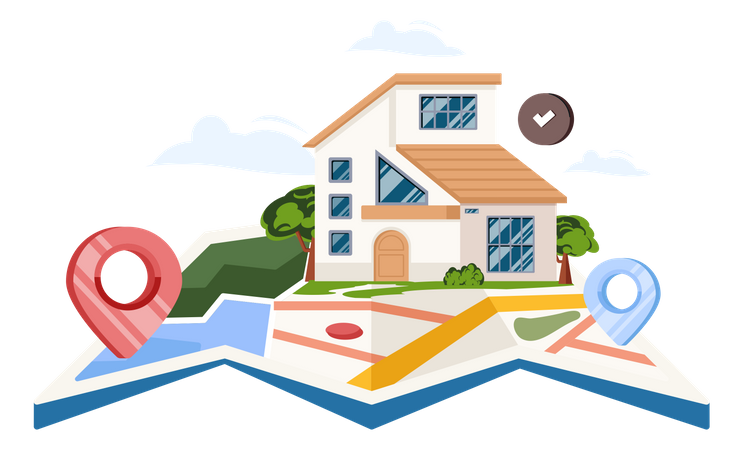 House Location Illustration