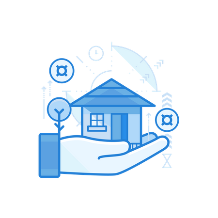 House Management  Illustration