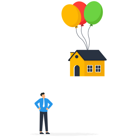 House Mortgage  Illustration