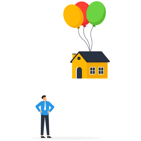 House Mortgage  Illustration