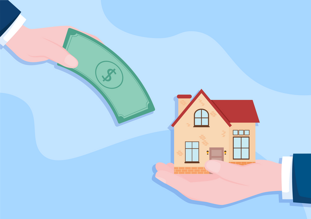 House Mortgage loan  Illustration