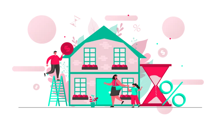 House on sale  Illustration