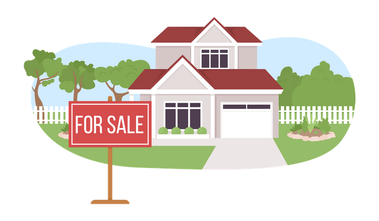 House on sale  Illustration