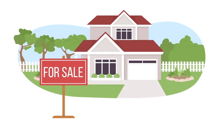 House on sale  Illustration