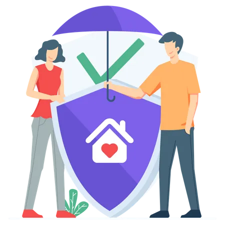 House protection  Illustration