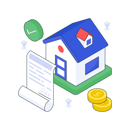 House Purchase  Illustration