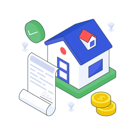 House Purchase  Illustration