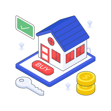 House Purchase  Illustration