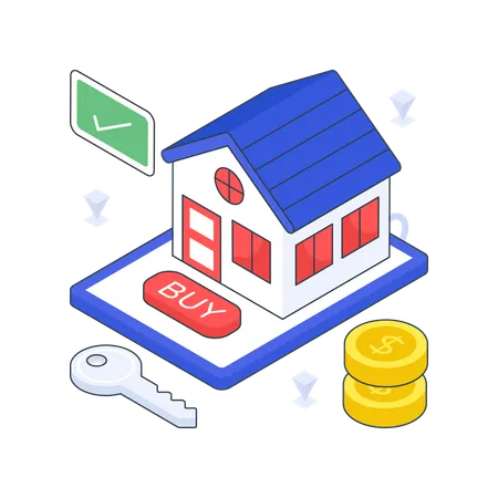 House Purchase  Illustration