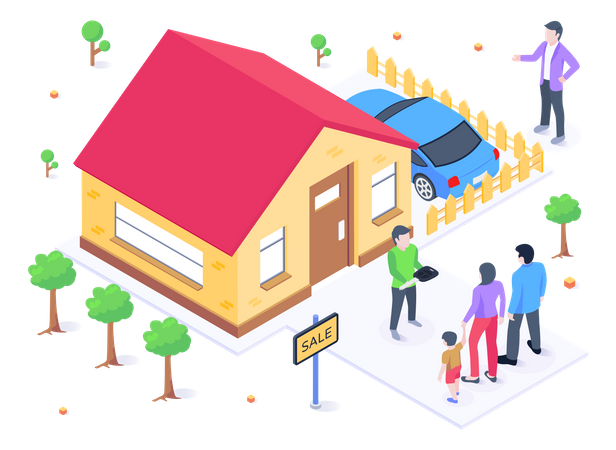 House Sale  Illustration