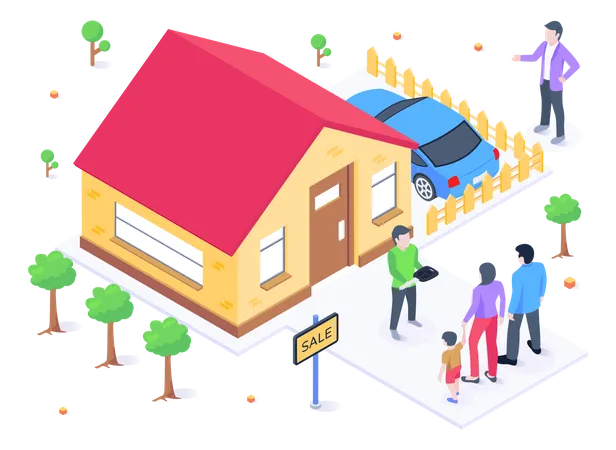 House Sale  Illustration