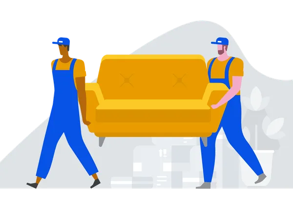 House Shifting Service  Illustration