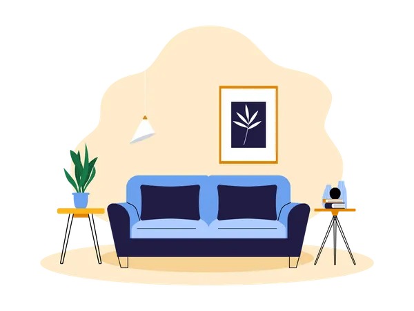 House sofa  Illustration