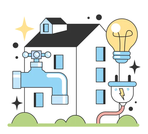 Housing And Communal Service Business Industries And Areas For A Starting And Developing A New Start Up Local Business Potential For Growth And Success Flat Vector Illustration Illustration
