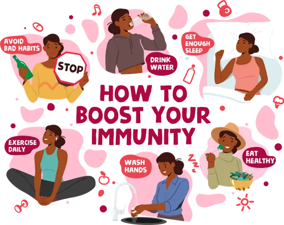 How to Boost Immunity Illustration