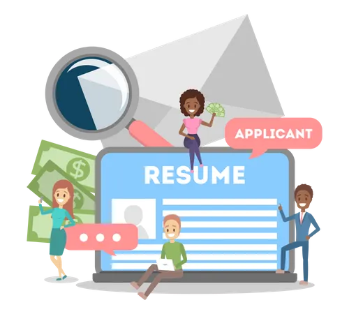 HR hiring for job  Illustration