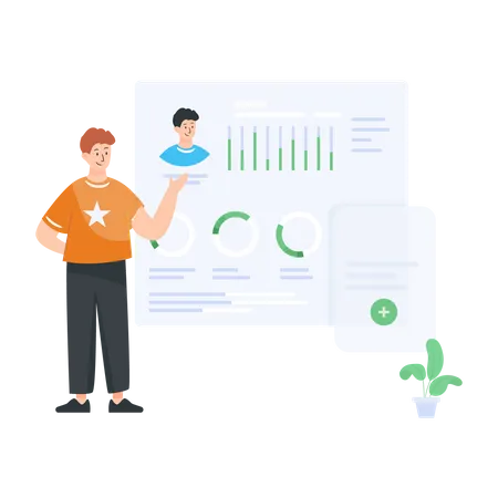 HR-Plattform  Illustration