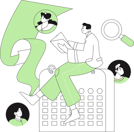 Hr Recruitment  Illustration