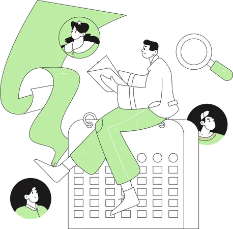 Hr Recruitment  Illustration