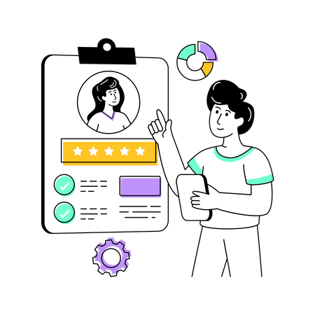 HR Review  Illustration