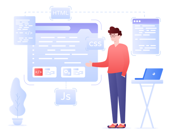 Html Coding  Illustration