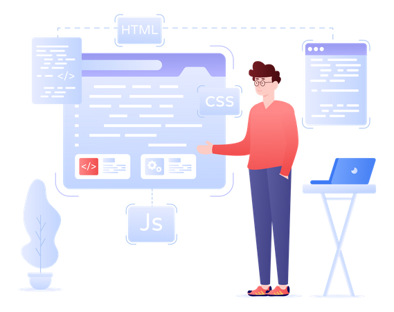 Html Coding  Illustration