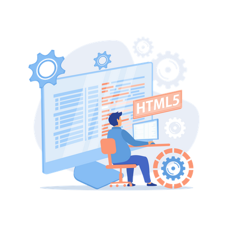 HTML5-Programmierung  Illustration