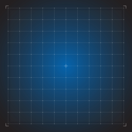 HUD de cuadrícula digital  Ilustración
