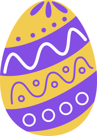 Huevo decorativo  Ilustración