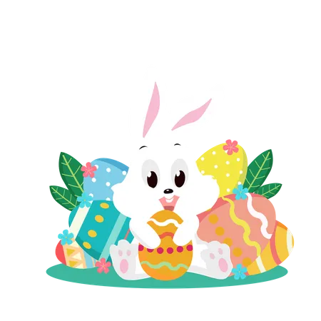Huevos de Pascua  Ilustración