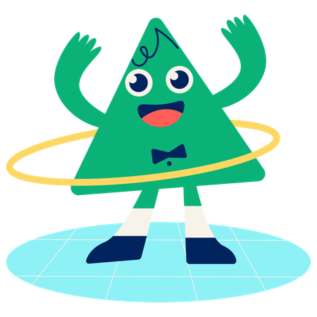Hula Hoop Workout  Illustration