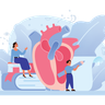 human heart illustration svg