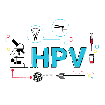 Human Papilloma Virus  Illustration