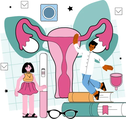 Human reproductive Education  Illustration